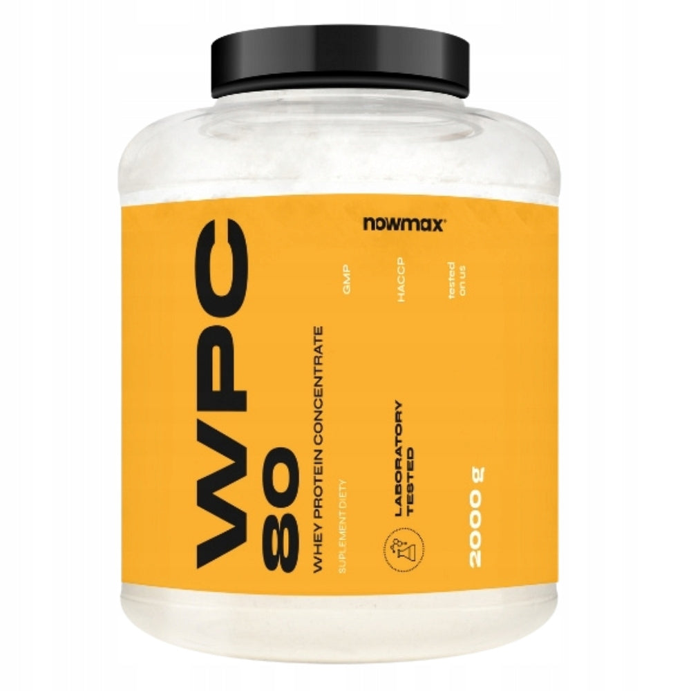 nowmax WPC 80 WHEY PROTEIN 2000g WHEY PROTEIN CONDITIONER PROTEIN POWDER Packaging status original