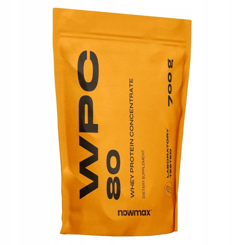 nowmax WPC 80 WHEY PROTEIN 700 g WHEY PROTEIN FOR MUSCLE DEVELOPMENT Packaging status original