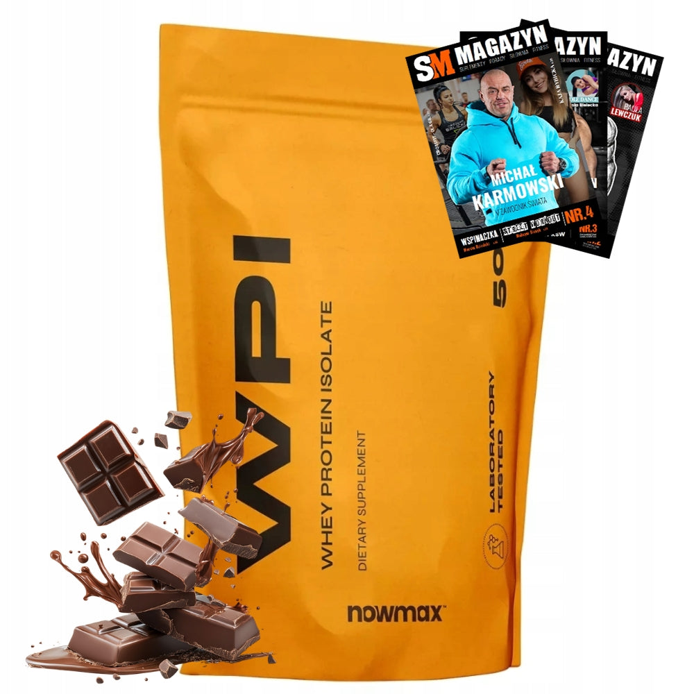 nowmax WPI PROTEIN 500 g PROTEIN 87% WHEY ISOLATE MUSCLE MASS STRENGTH