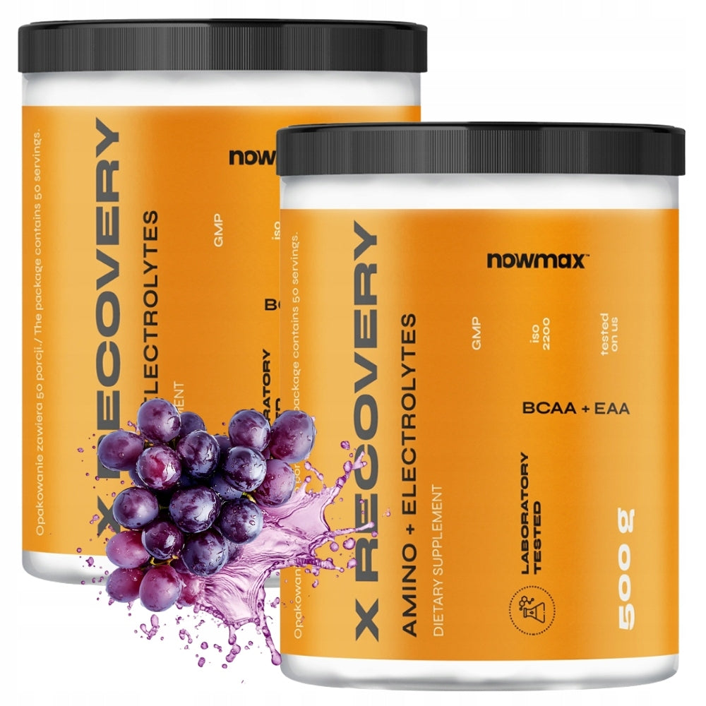 nowmax X RECOVERY 500g AMINO ACIDS BCAA EAA REGENERATION PUMP CONCENTRATION