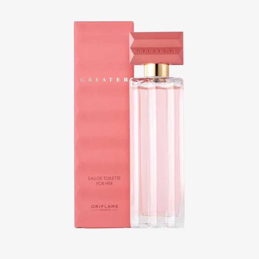 oriflame eau de toilette Greater for women Packaging status original