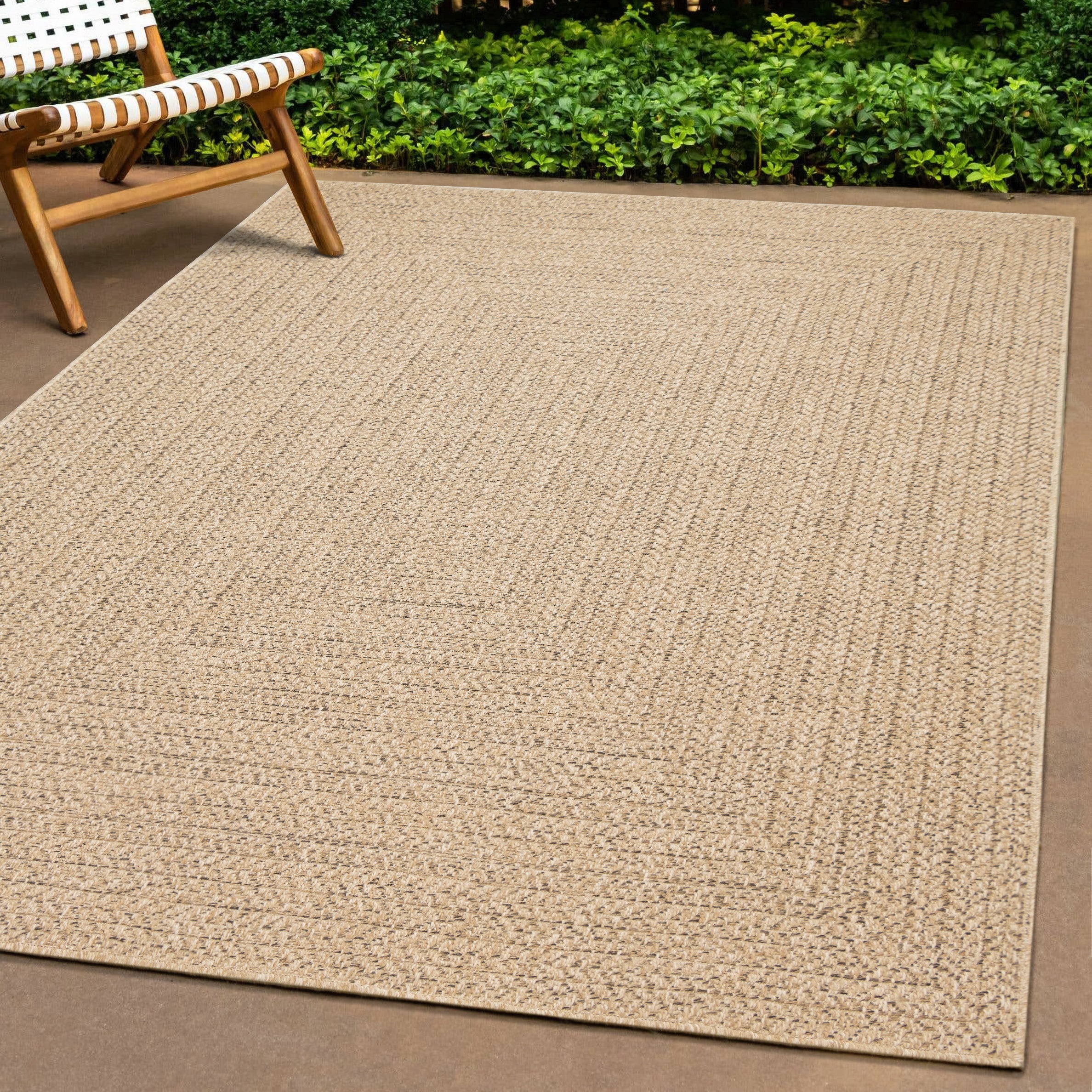 outdoor carpet jute balcony terrace Kansas the carpet natural 80x150 Color brown