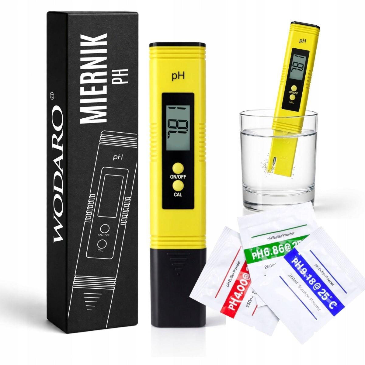 pH Meter WODARO Water pH Tester Electronic pH Meter for Aquarium Pool