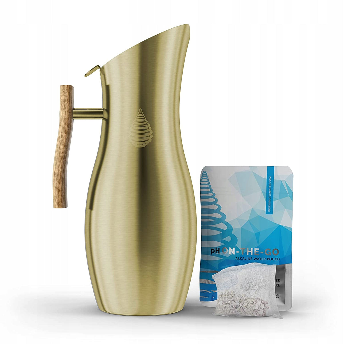 pH Vitality STAINLESS STEEL FILTER JUG