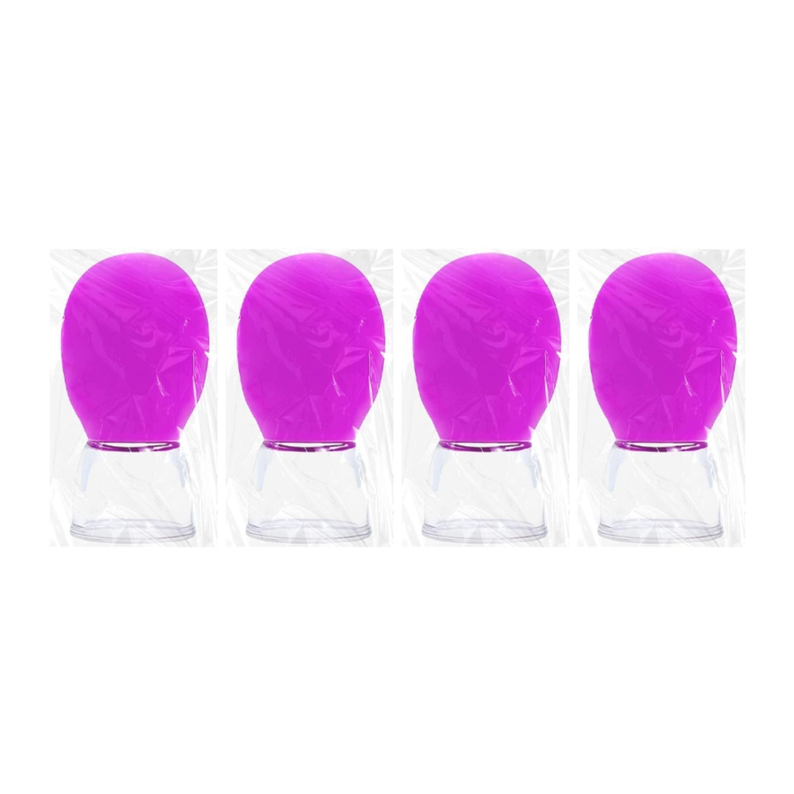 pack 4x Cup Massage Home Use with Strong Suction Cupping Set for Arm 2 Pcs
