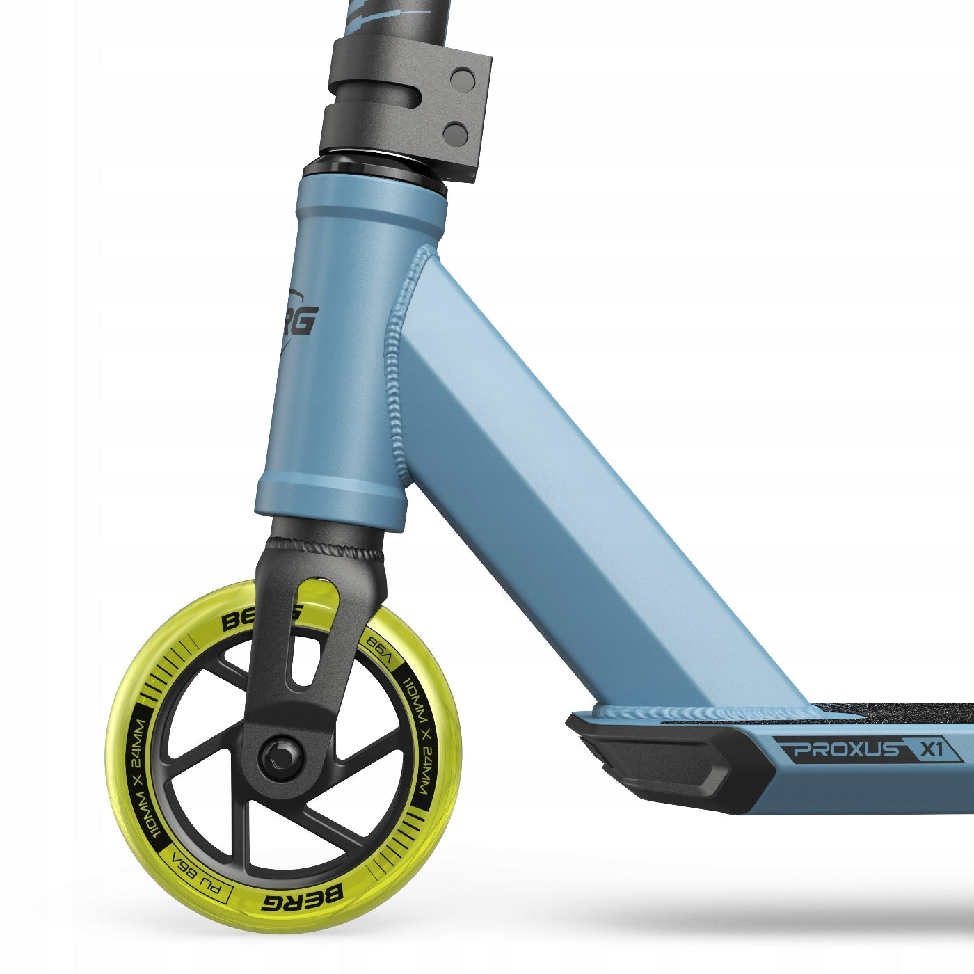 performance scooter for children BERG Proxus X1 from 6 years blue/lime Manufacturer code 24.80.00.00