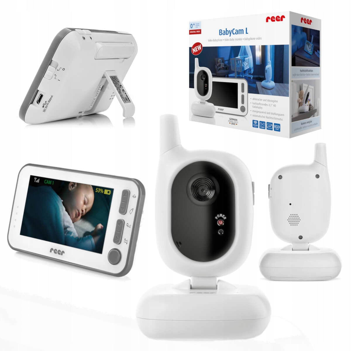 reer 80430 BabyCam baby monitor Manufacturer code 80430