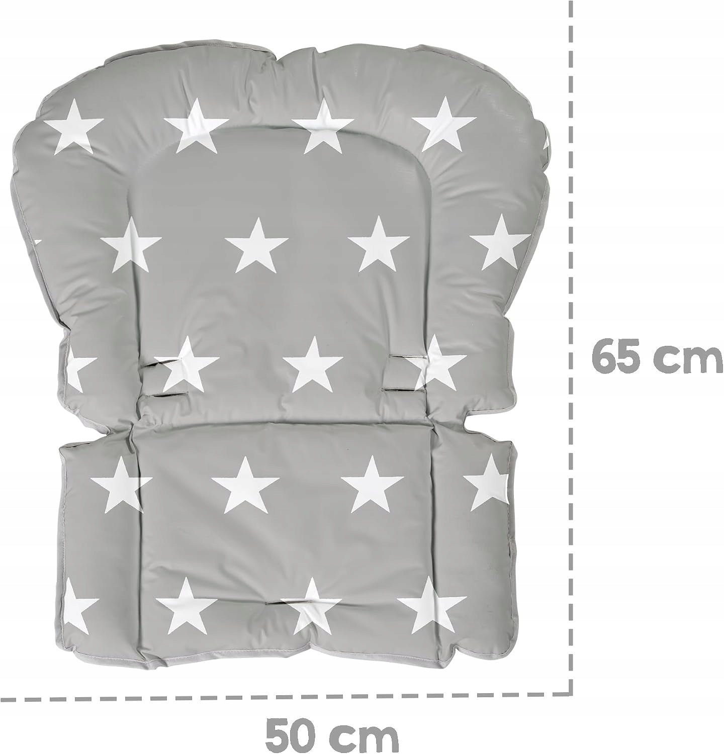 roba Seat Reducer Washable Phthalate-Free Foil Chair Combo Color shades of gray and silver