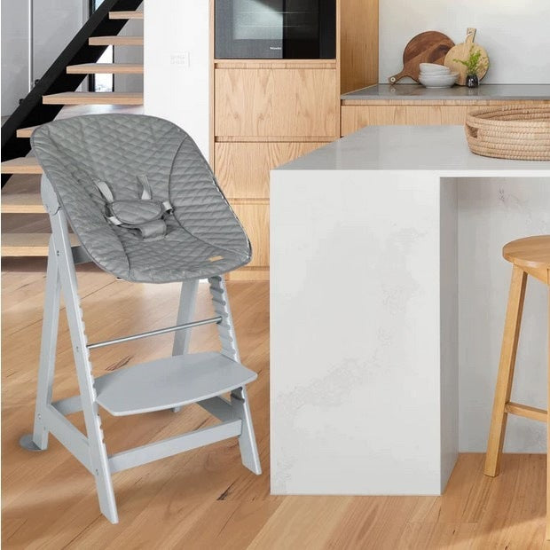 roba high chair with lounger 2in1 Born Up grey /gray Color shades of gray and silver