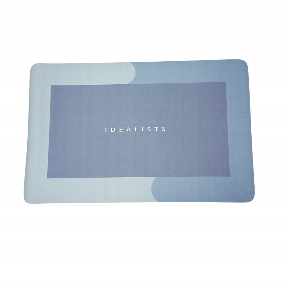 set of bathroom rugs dikom set blue modern Number of elements zestaw trzyczęściowy