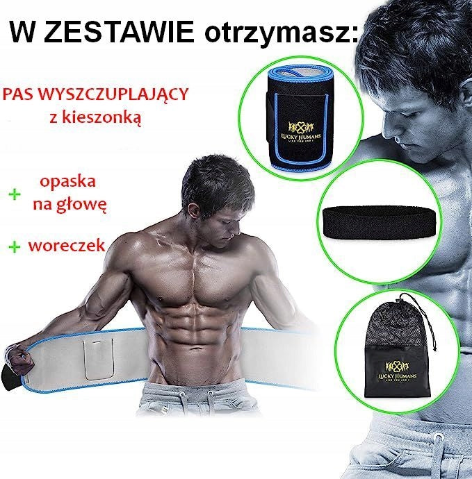 slimming belt 125x19,5cm NANO SILVER+ neoprene Color black