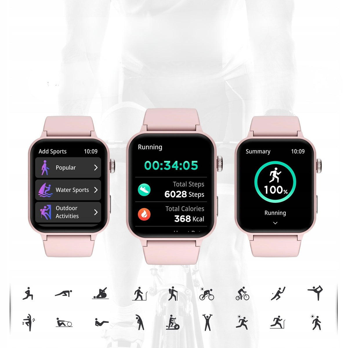 smartwatch Blackview R30Pro 1.85" HD, BT calls, 100 sports, IP68 Manufacturer code Blackview