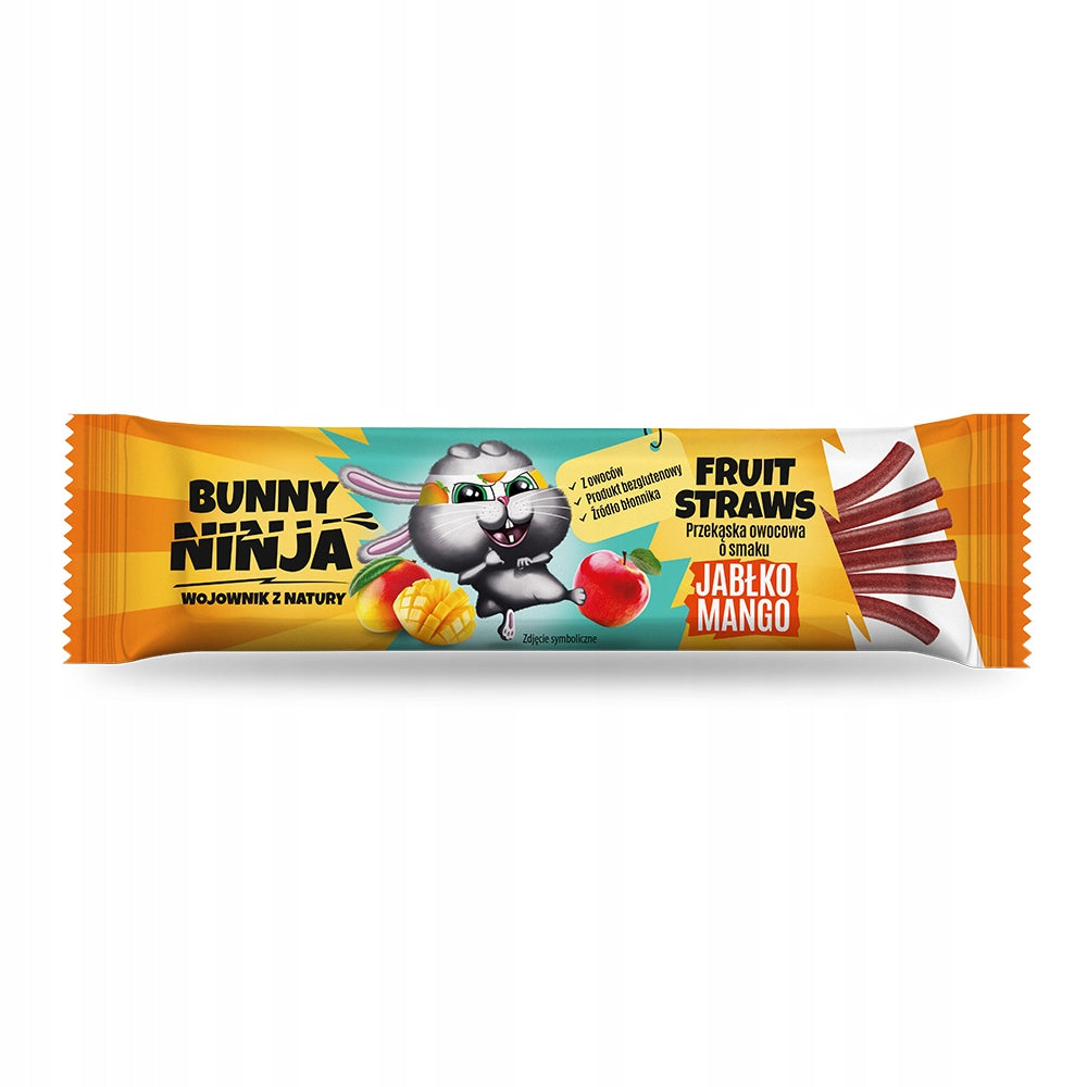sugar-free gummies BUNNY NINJA fruit snack set of flavors 3x 16g. Medical device no