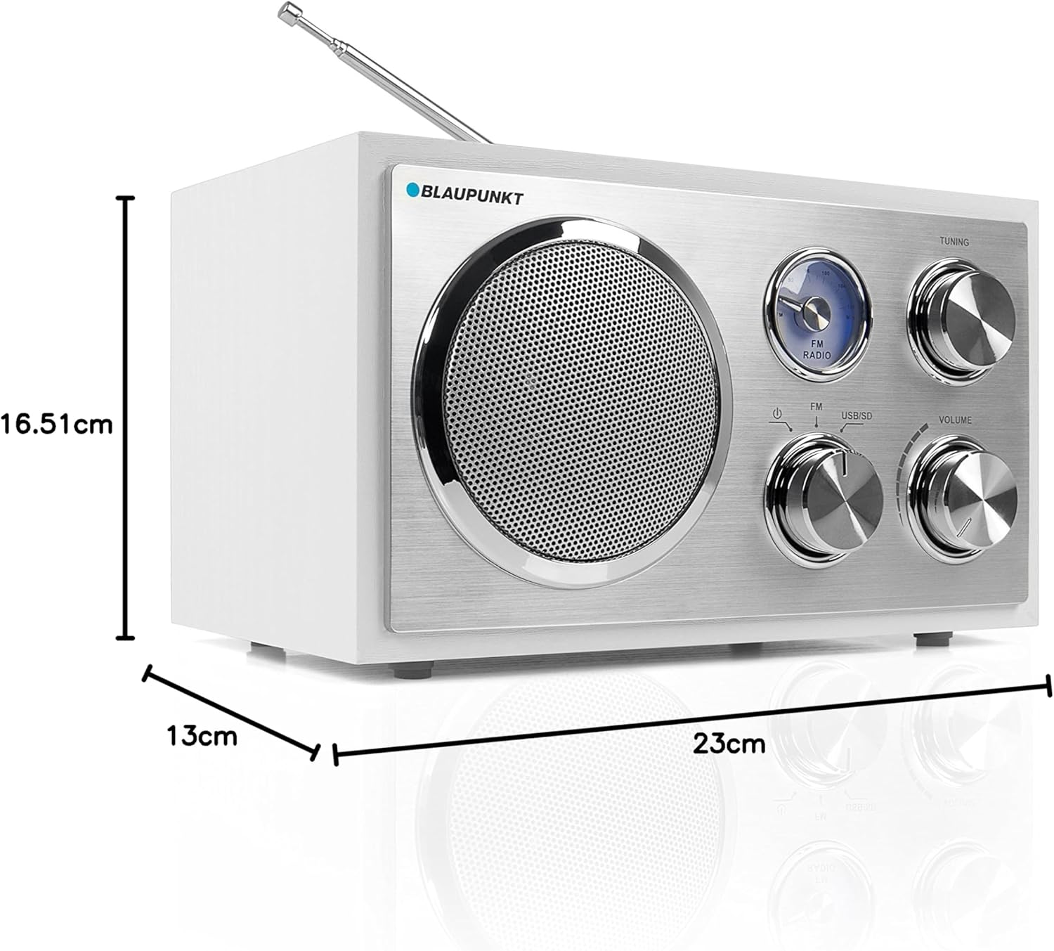 super RETRO FM network radio UKW Blaupunkt SD USB RXN19 two colors 3W Brand Blaupunkt