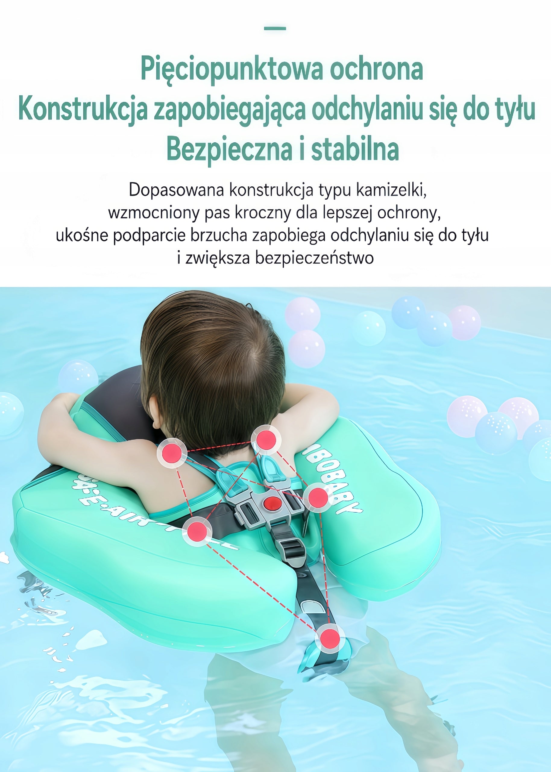 swimming float for babies 3 months with visor Model pływak do pływania dla niemowląt z daszkiem