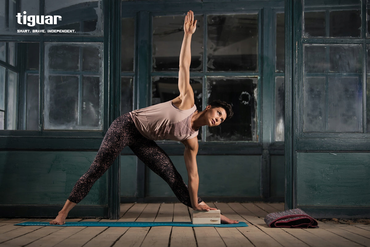 tiguar yoga basis yoga mat - graphite 183 x 60 cm Brand Tiguar