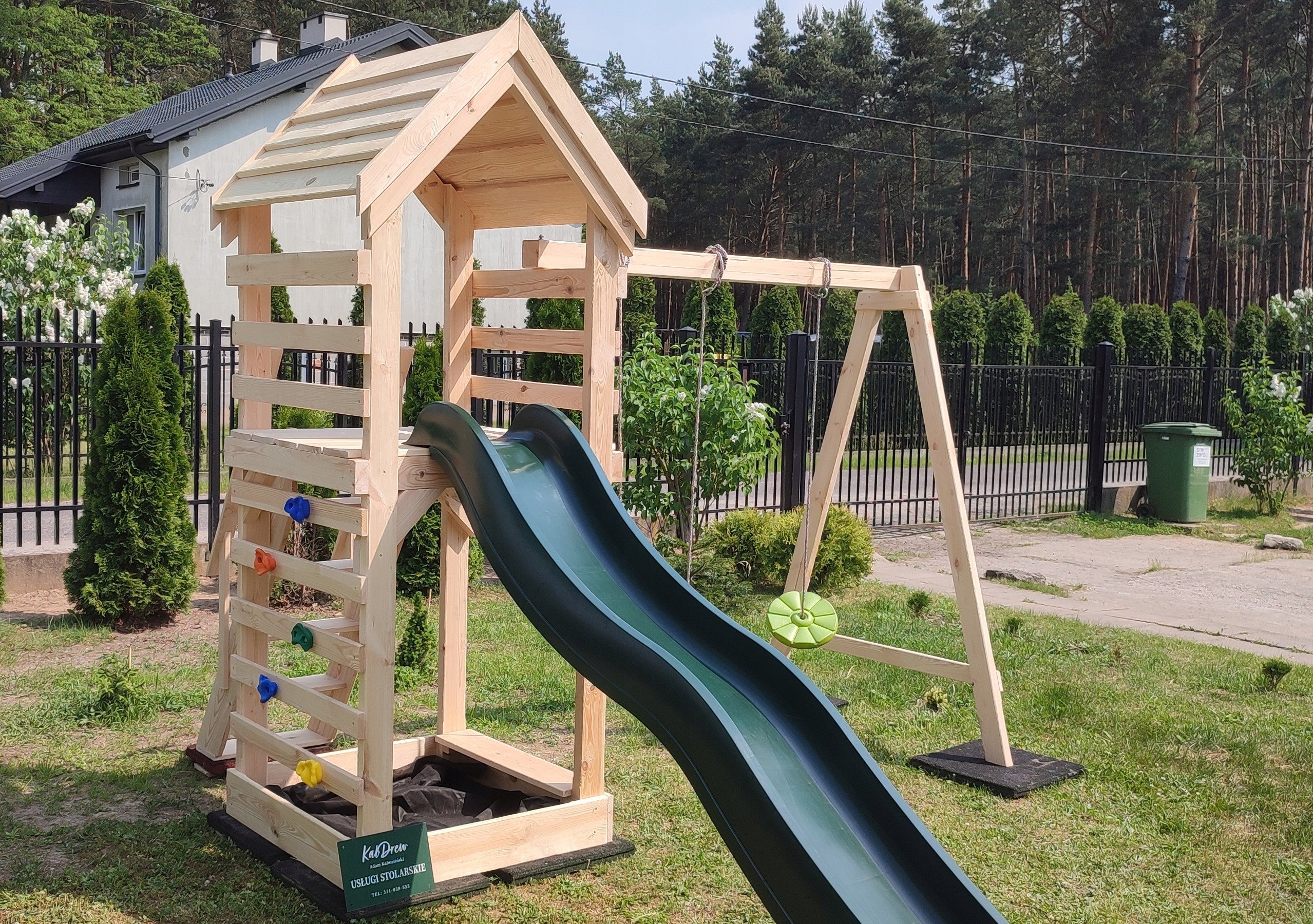 toys "LENA" house, swing, board, sandbox, FREEBIE - Feeder!