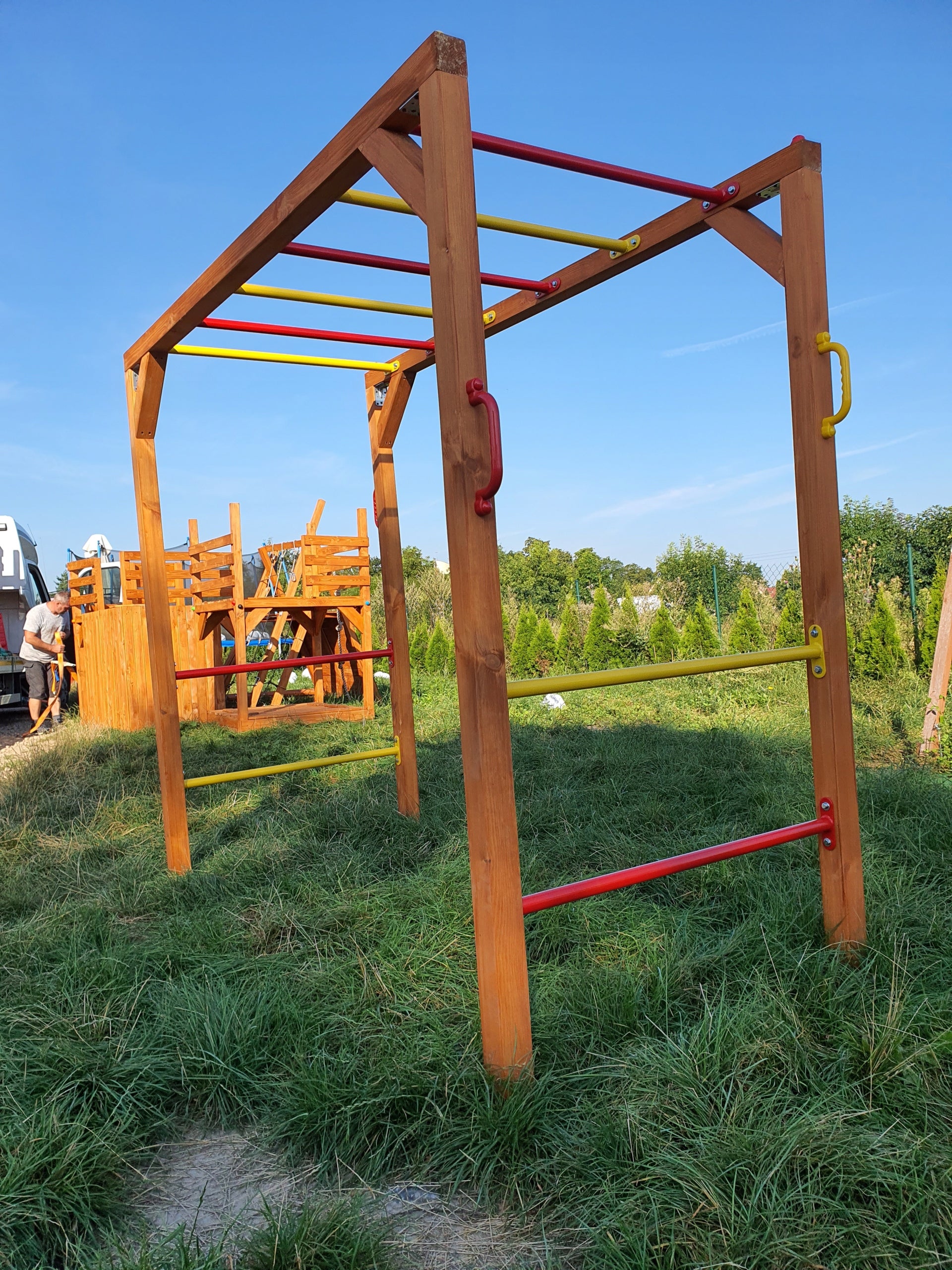 toys gym, climbing, acrobatics Kind wooden
