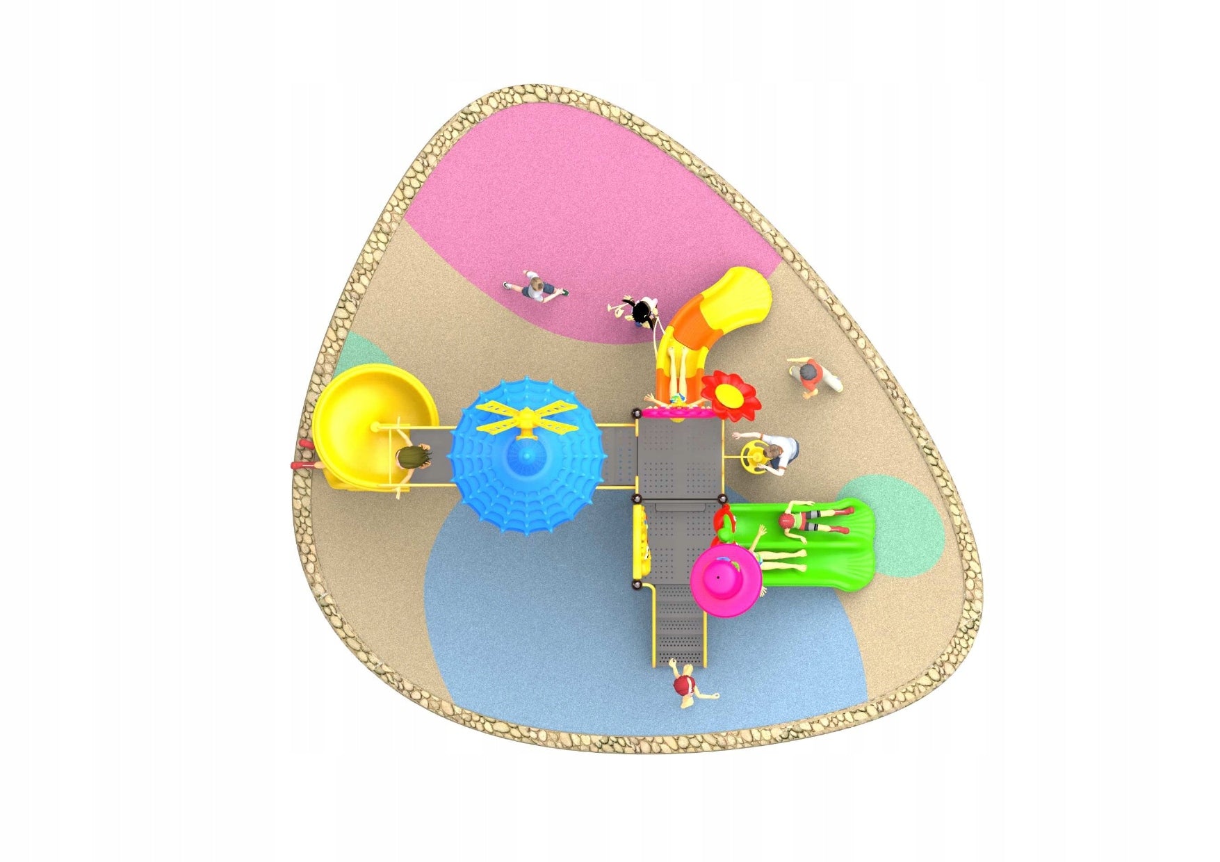toys square for children – slide|certificate PN-EN 1176 Manufacturer code B30073