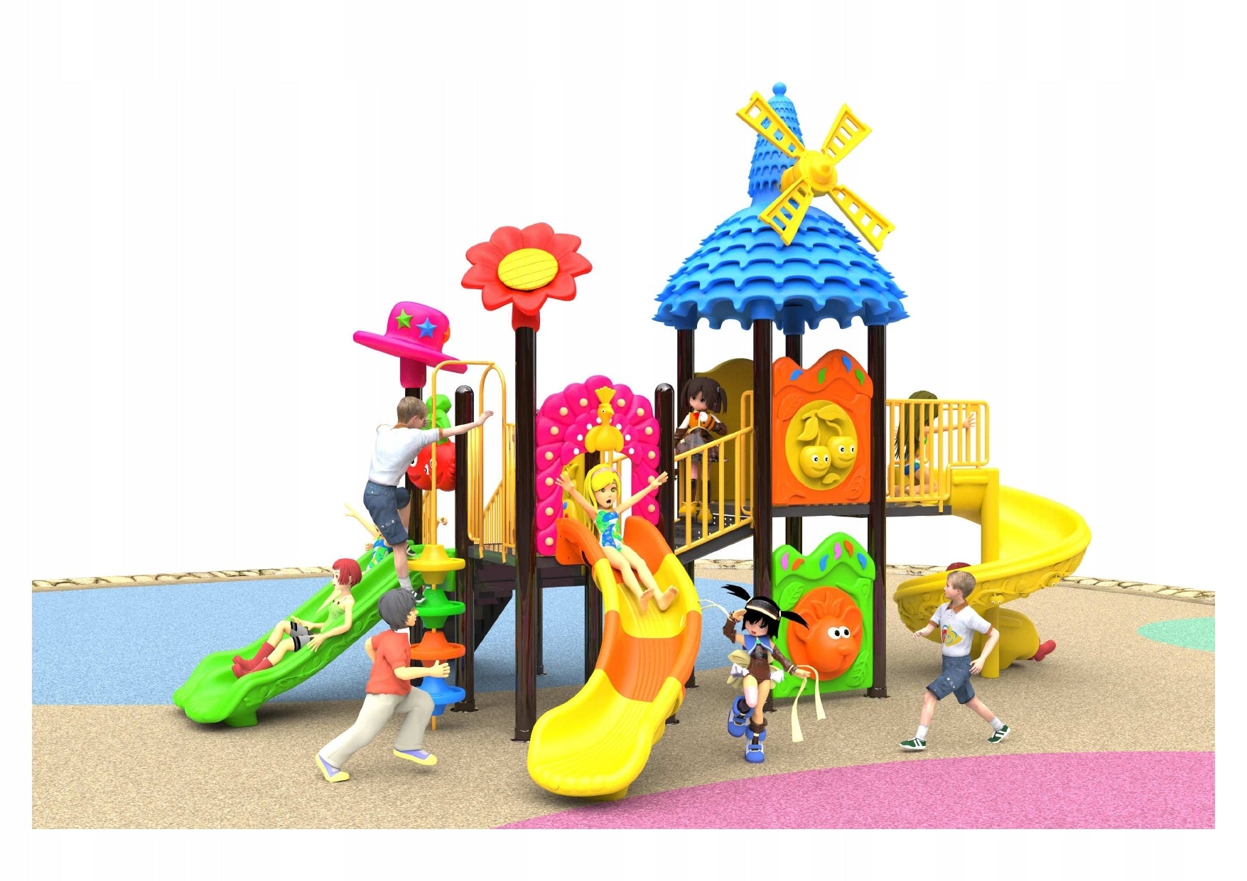 toys square for children – slide|certificate PN-EN 1176 Packaging status original