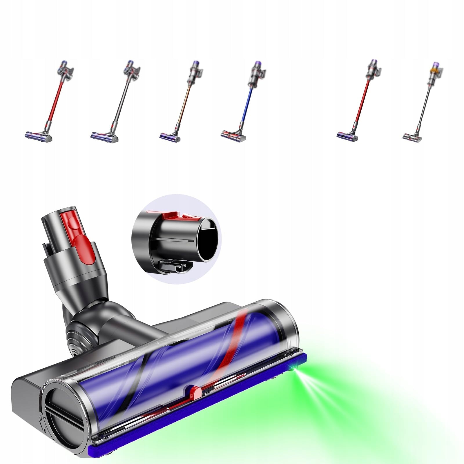 vacuum cleaner floor Dyson brush for V 7/V 8/V 10/V 11/V 15/G5