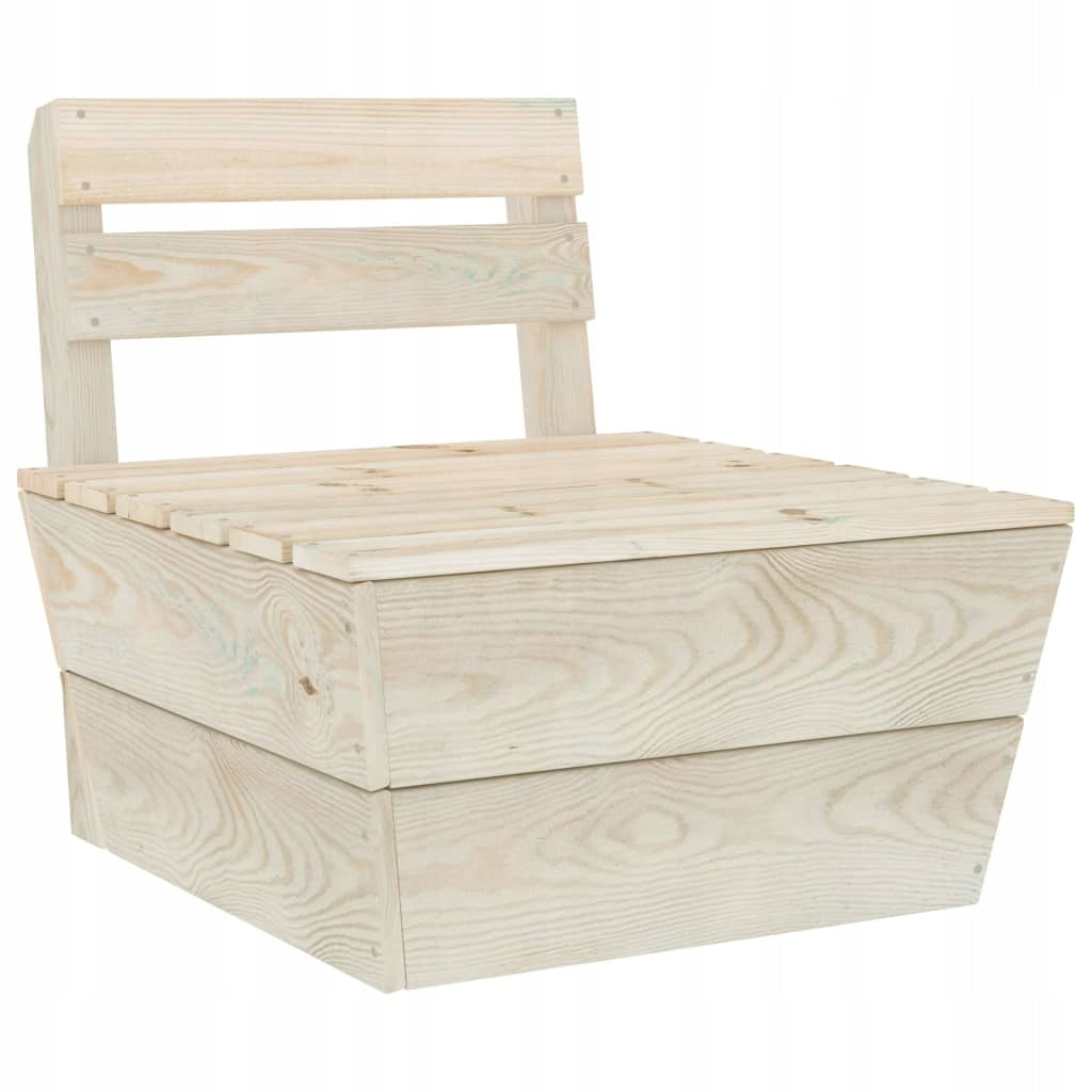 vidaXL 5-piece set of furniture from pallets for the garden, impregnated spruce Main material wood
