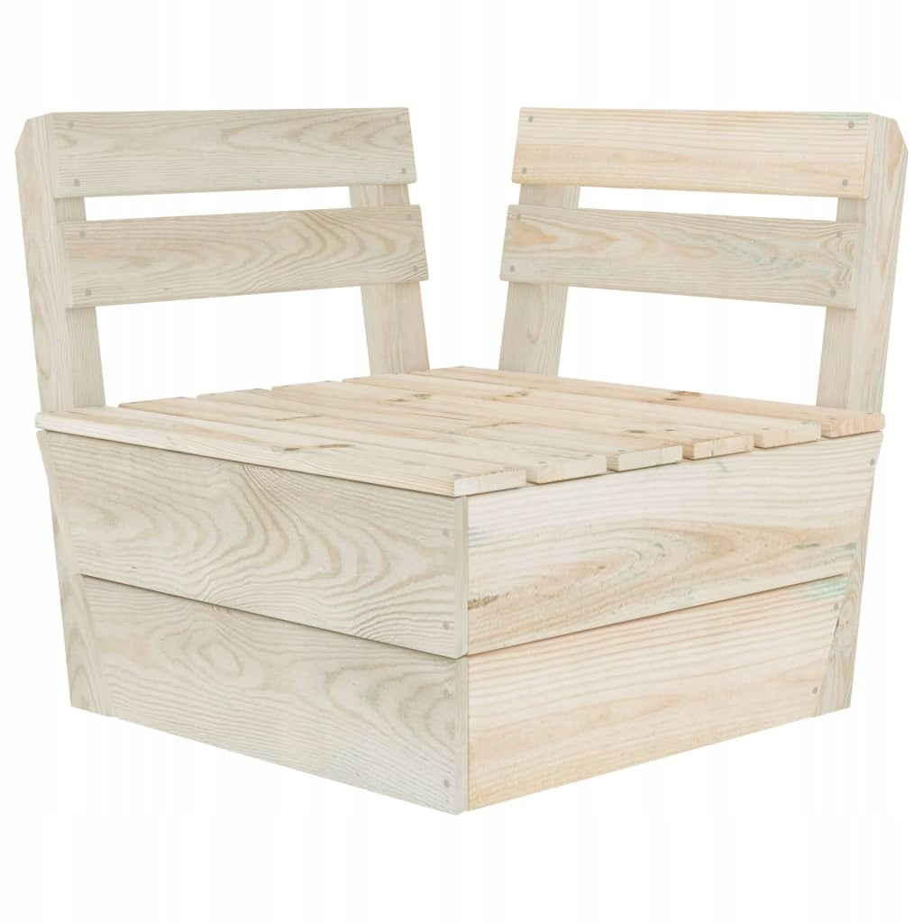 vidaXL 5-piece set of furniture from pallets for the garden, impregnated spruce Set contents end table