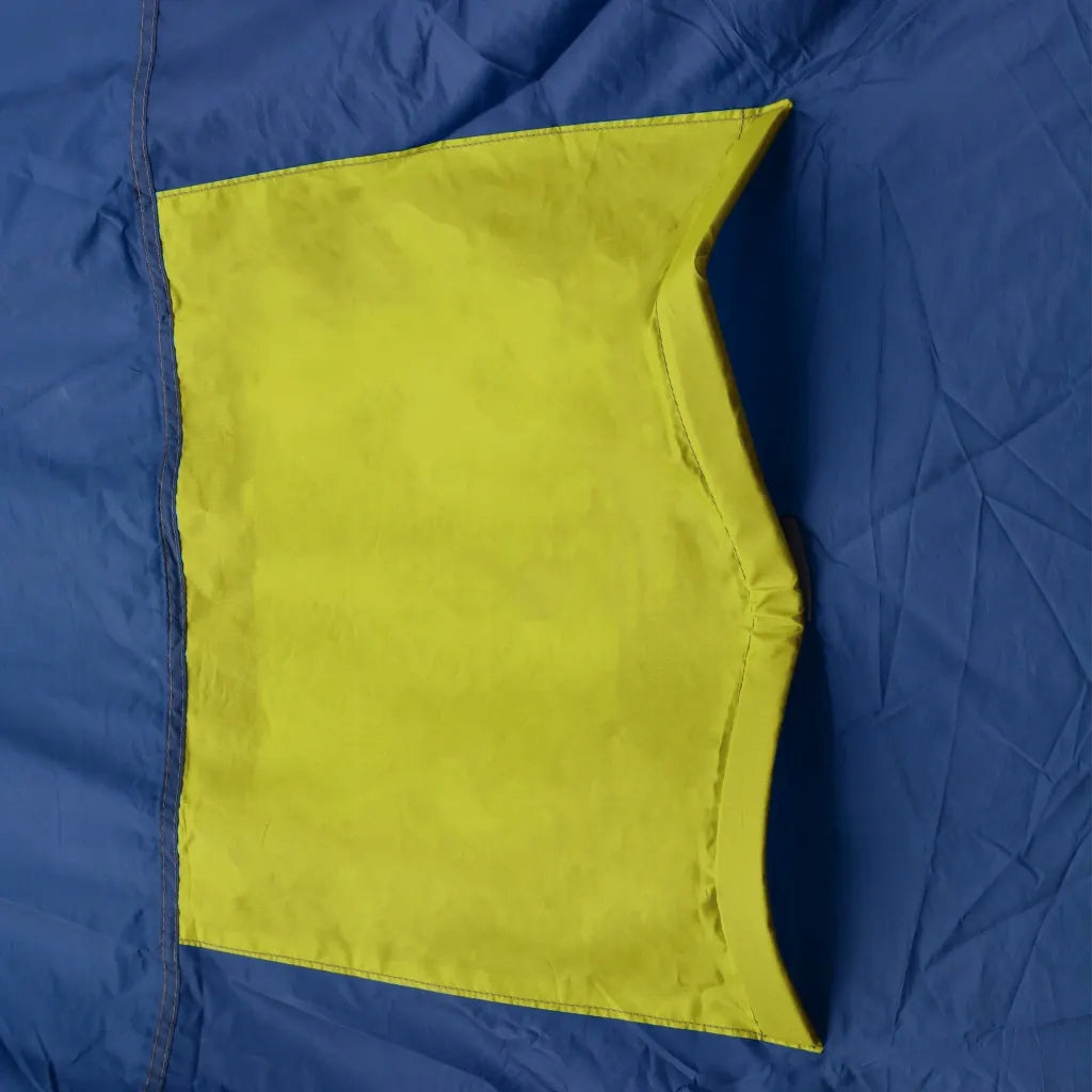 vidaXL 9-Person Camping Tent, Blue-Yellow Product weight with unit packaging 7.9 kg