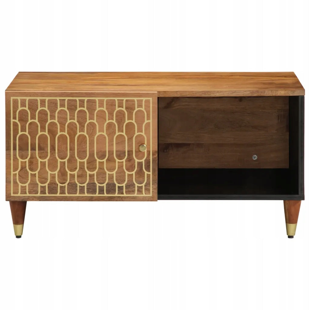 vidaXL Coffee table, 80x50x40 cm, solid mango wood Brand VidaXL