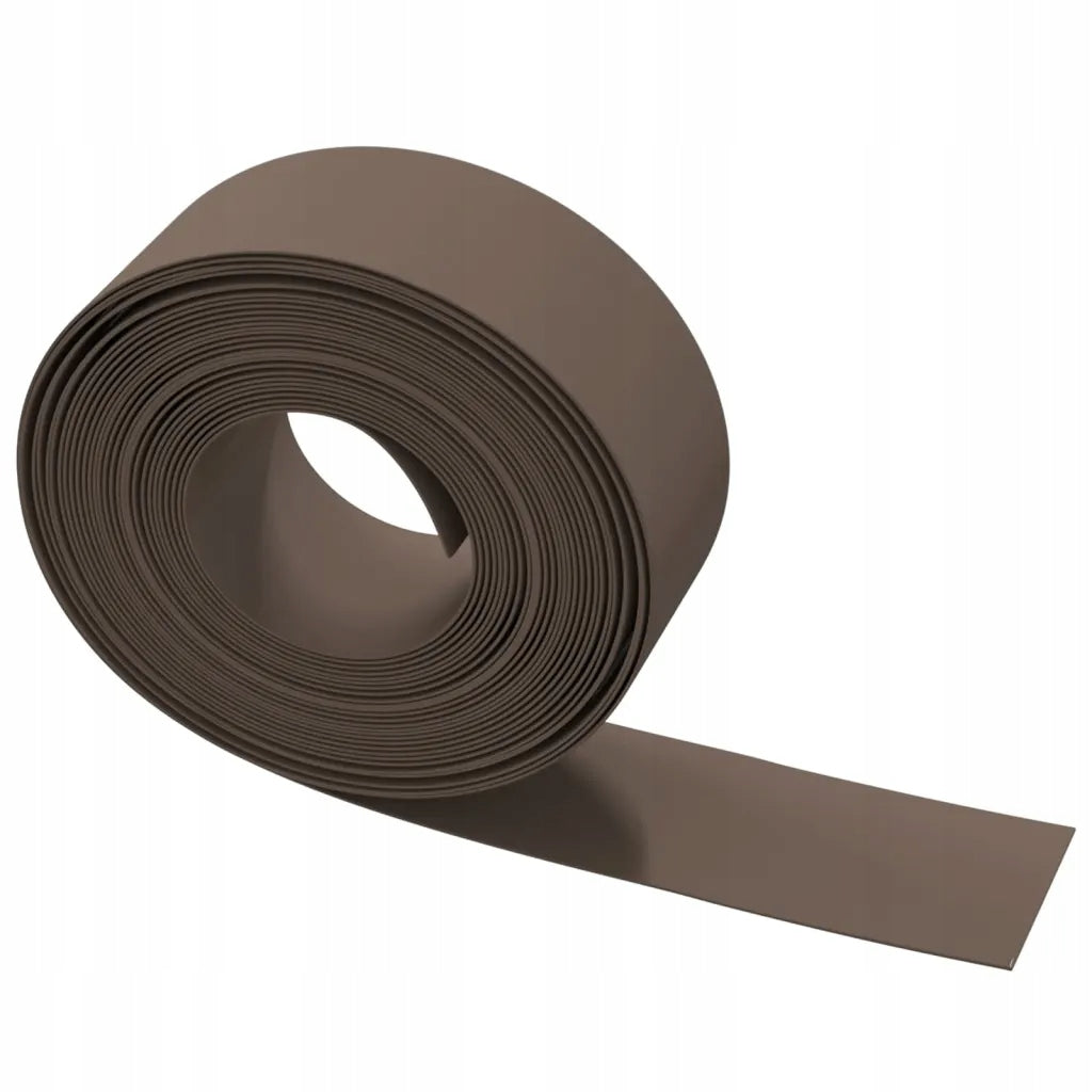 vidaXL Garden edging, 2 pcs, brown, 10 m, 20 cm, polyethylene Kind Other