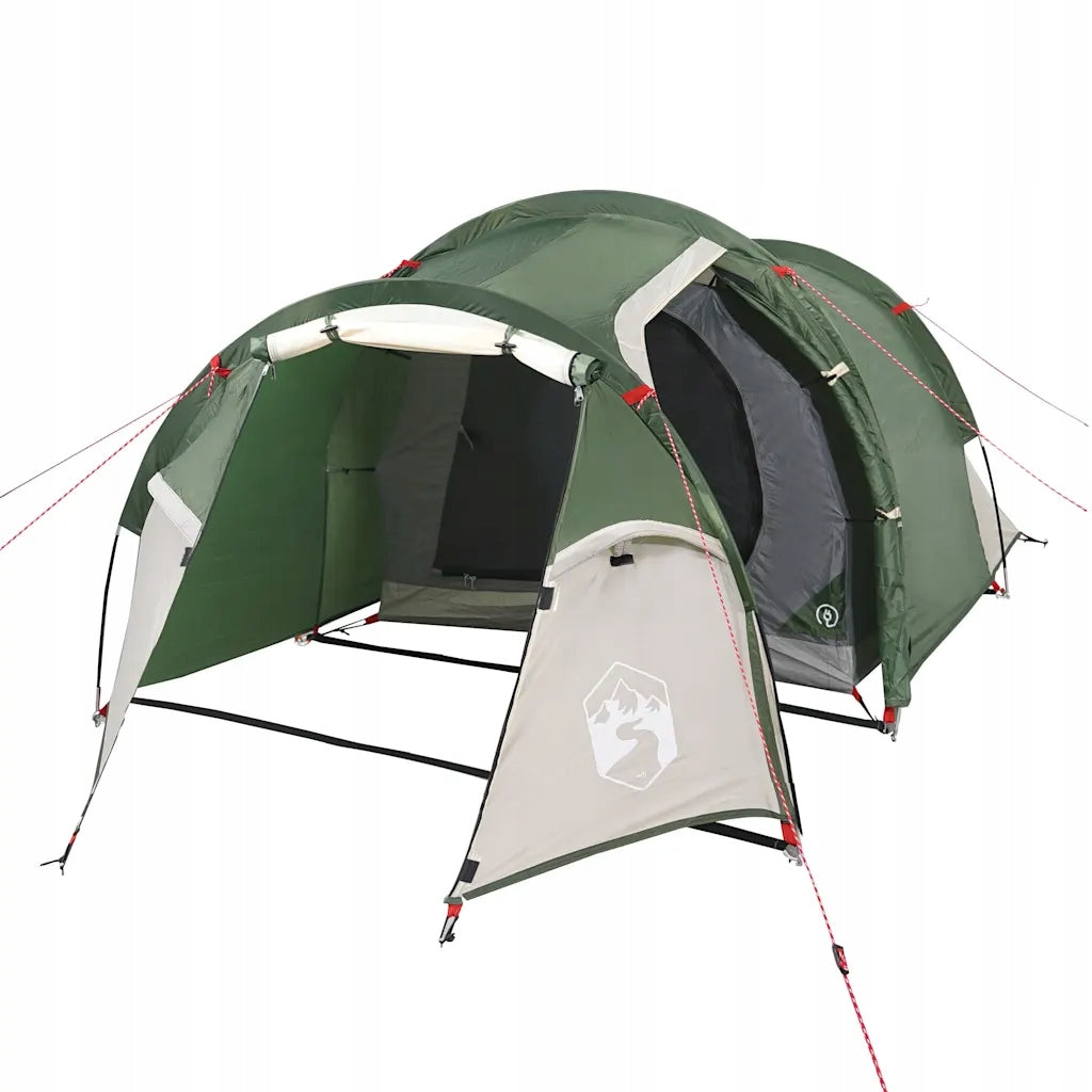 vidaXL Hiking tent, 2-person, tunnel, green, waterproof Weight 3.4 kg