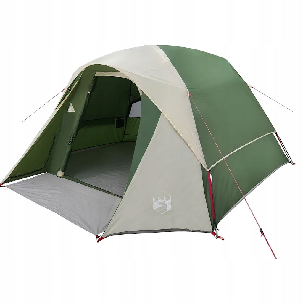 vidaXL Hiking tent, 4-person, green, waterproof Brand VidaXL
