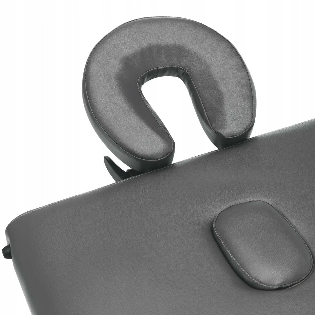 vidaXL Massage table, 2-zone, aluminium frame, anthracite 186x68 cm Certificates of conformity CE