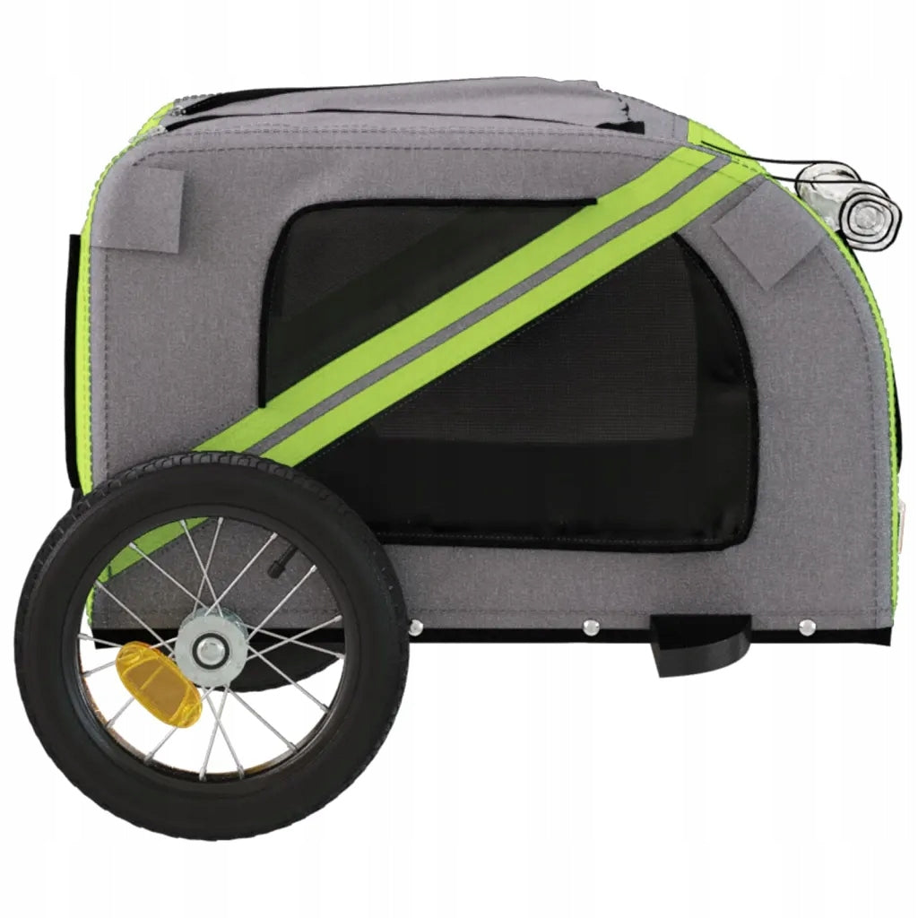vidaXL Pet Bike Trailer, Oxford Fabric and Iron Maximum animal weight 30 kg