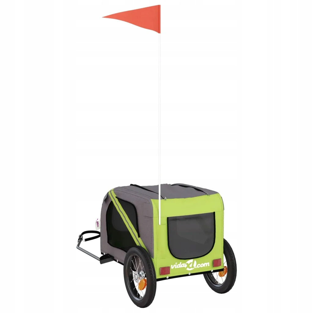 vidaXL Pet Bike Trailer, Oxford Fabric and Iron Product height 53 cm