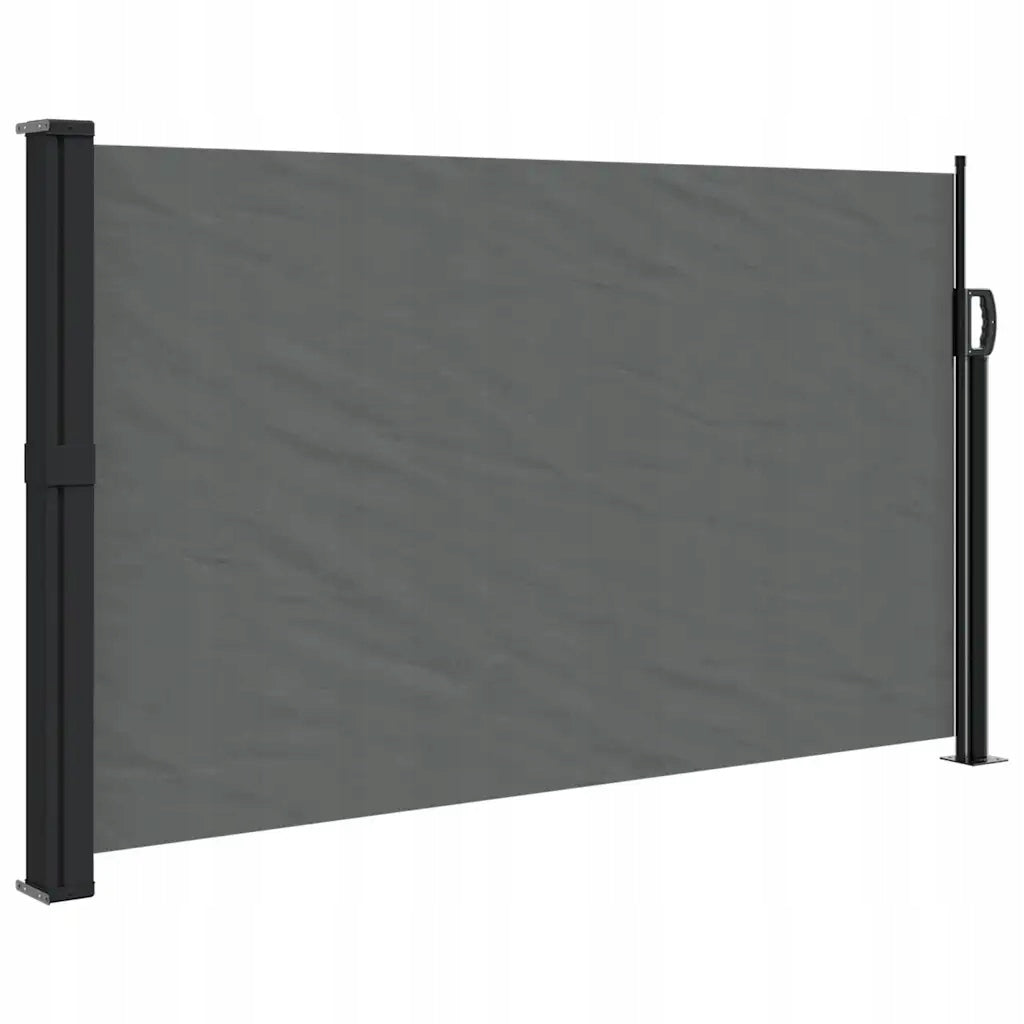 vidaXL Retractable side awning, anthracite, 117x300 cm Color gray