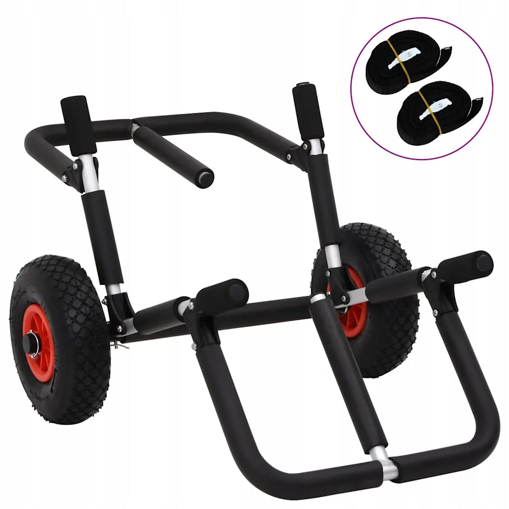 vidaXL SUP trolley for 2 surfboards, folding, 90 kg, aluminium
