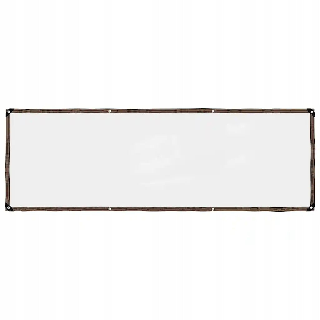 vidaXL Transparent tarpaulin with eyelets 1x3 m Polyethylene