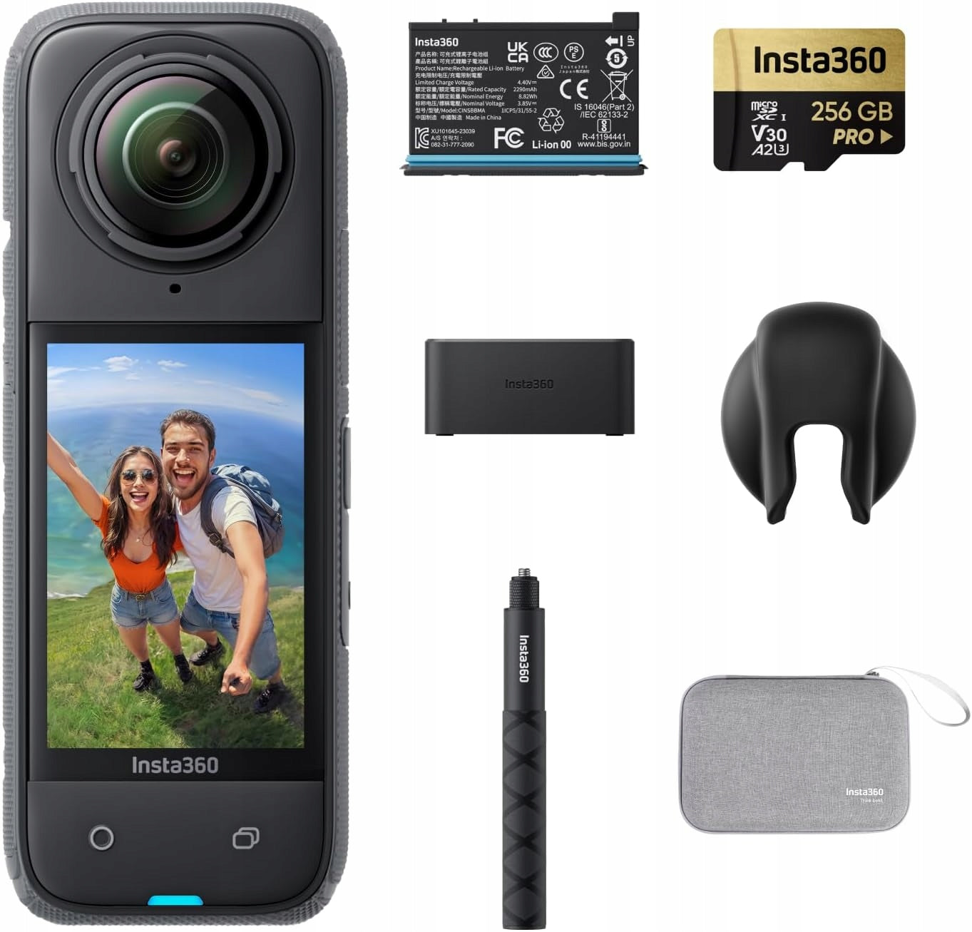 waterproof sports camera Insta360 X4 Ultimate in full set AI 4K
