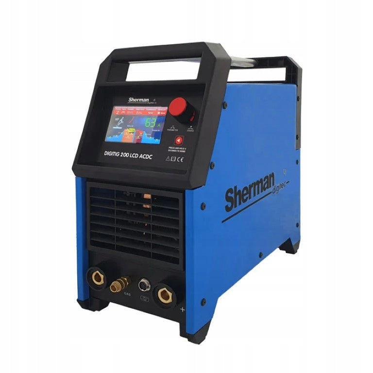 welding machine DIGITIG 200 LCD AC/DC-set with MIG trolley