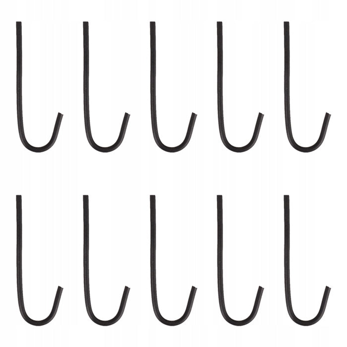 x10 CLIP HOOK COATED WIRE FOR ORCHIDS FASTENING ORCHID FLOWERS Color black