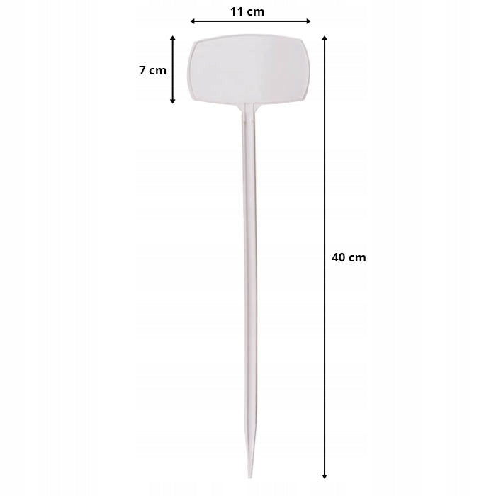 x10 GARDEN LABELS LARGE DISCOUNT 40cm TO DESCRIBE PLANT MARKING DISCOUNT Packaging status original