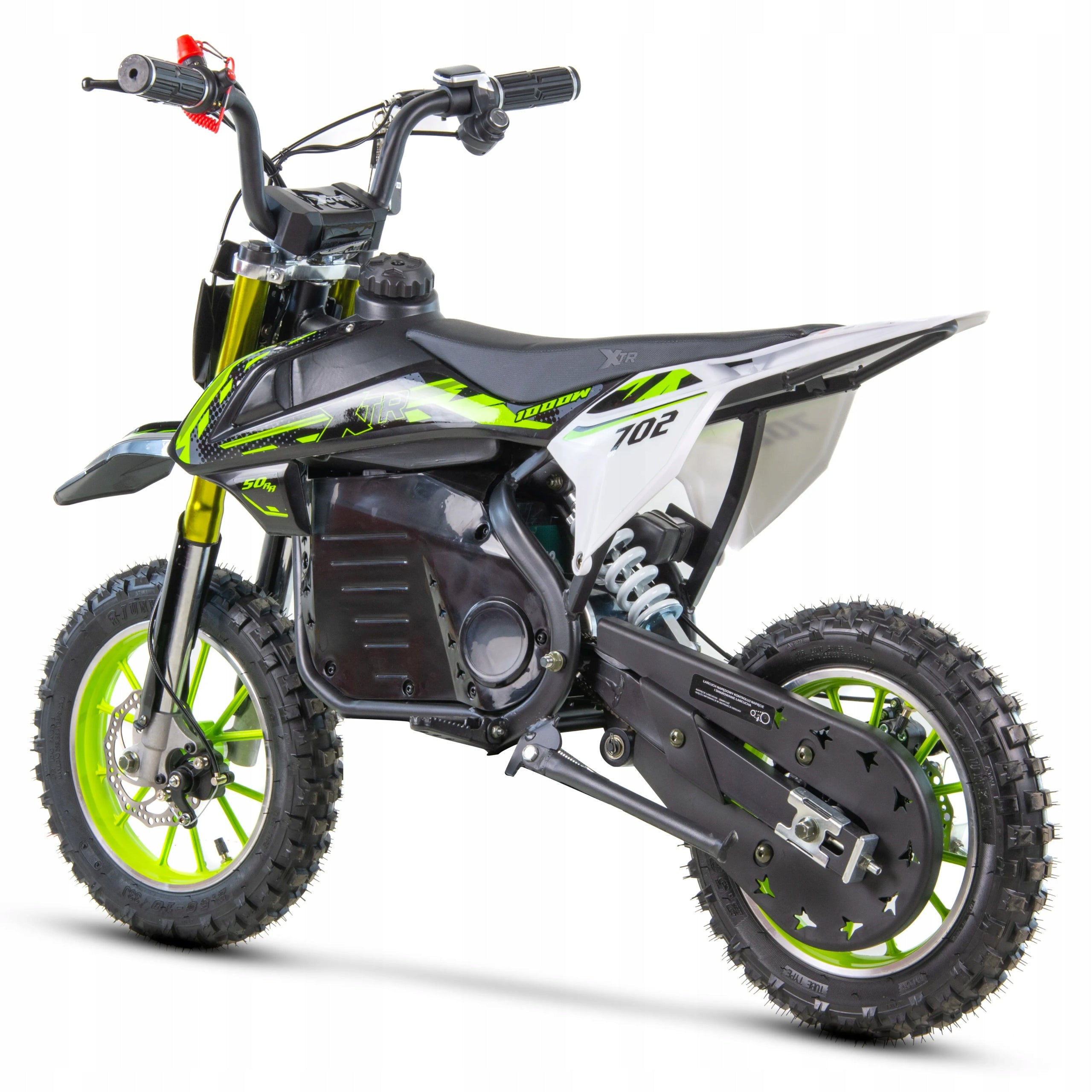 za30d- Motor Mini Cross Electric XTR e-702s 800w Children's Gift 6+ Green Manufacturer code e-702s