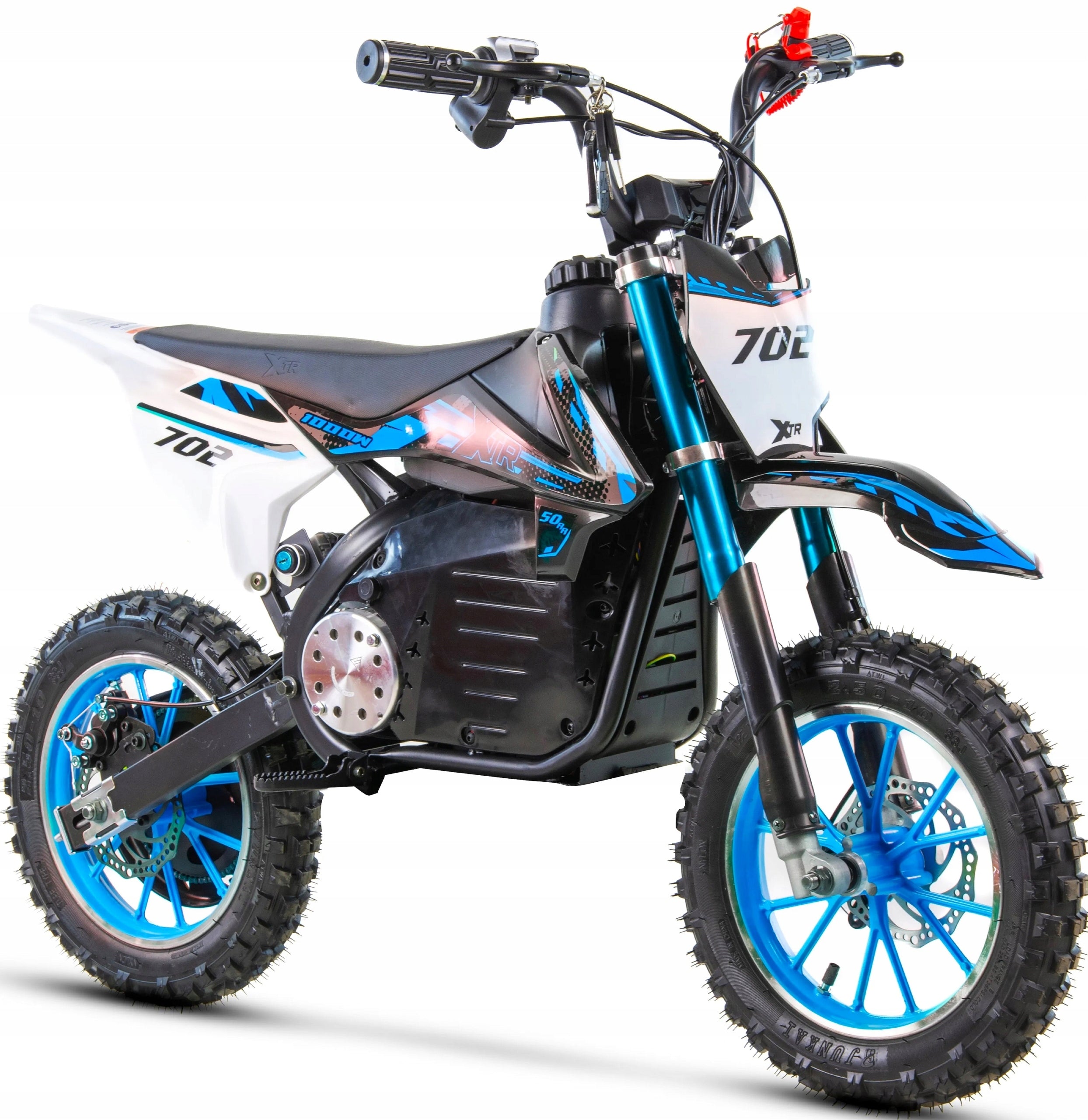 za45d- Motor Mini Cross Electric XTR e-702s 800w Children's Gift 6+, Blue Manufacturer code e-702s