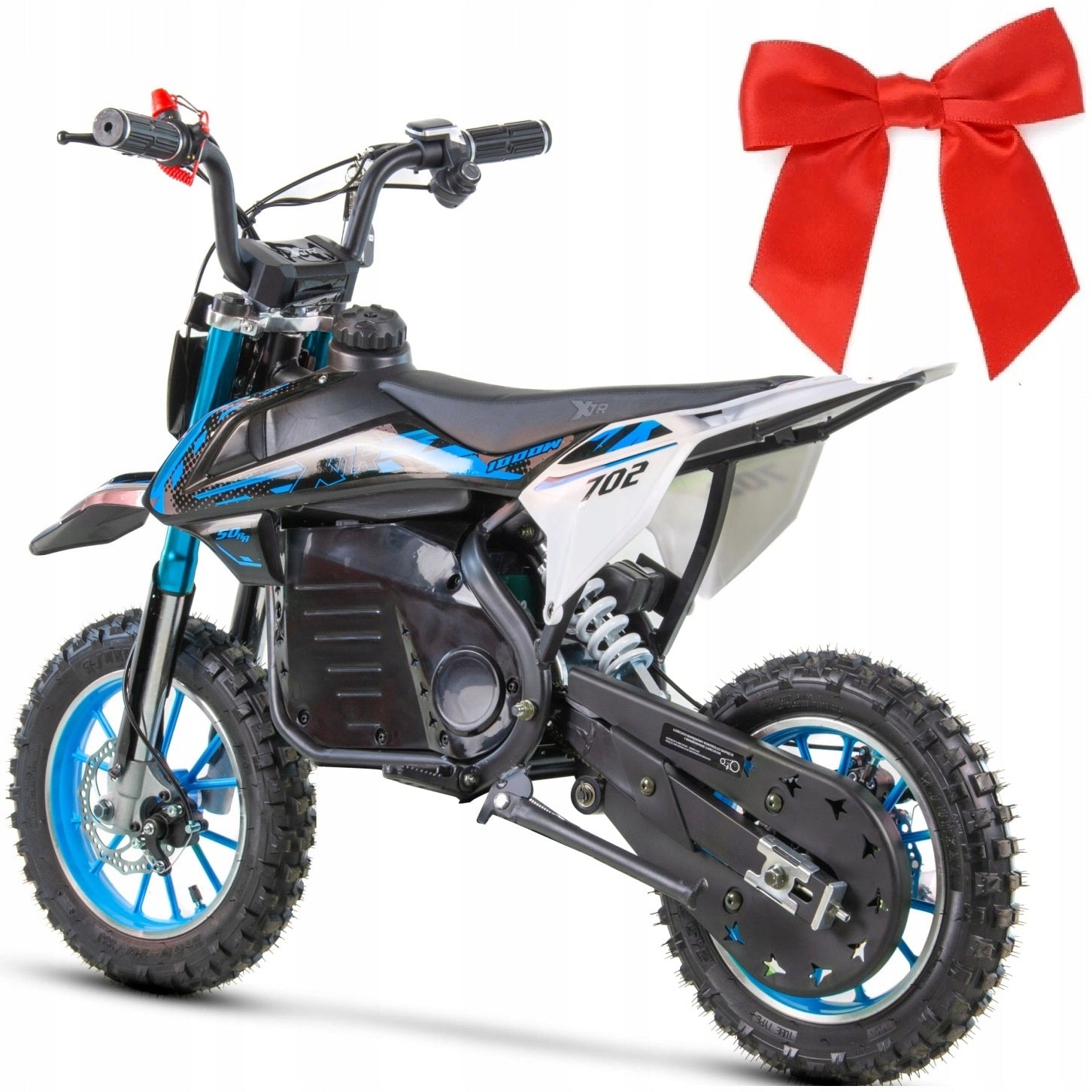 za45d- Motor Mini Cross Electric XTR e-702s 800w Children's Gift 6+, Blue