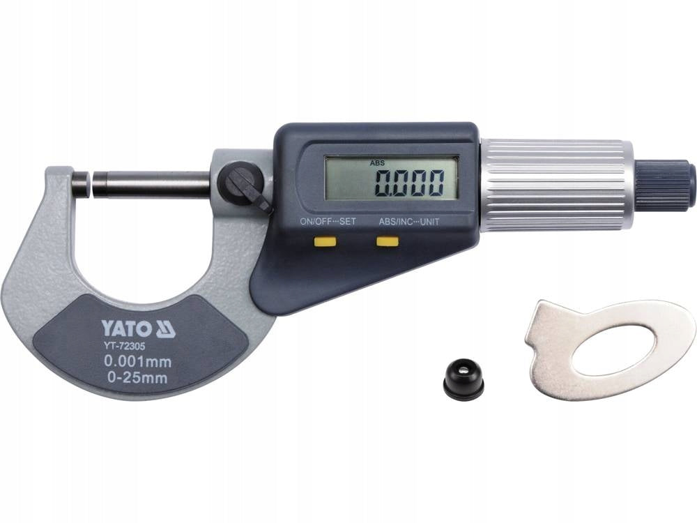 0-25MM MICROMETER WITH DIGITAL DISPLAY YATO Brand Yato