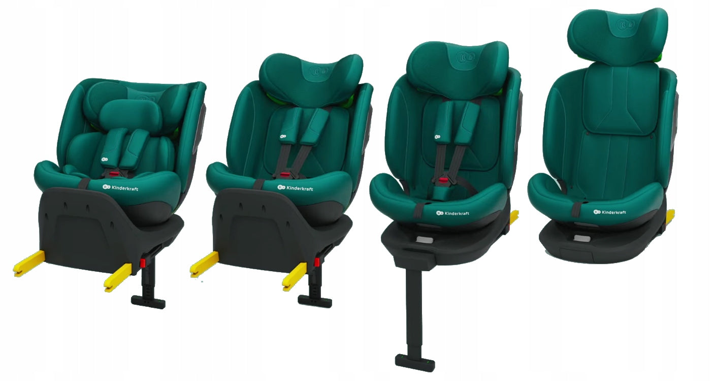 0 36 ISOFIX SWIVEL CAR SEAT WITH KINDERKRAFT I-360 2 PLUS BASE Manufacturer code KCI36002GRYPL00
