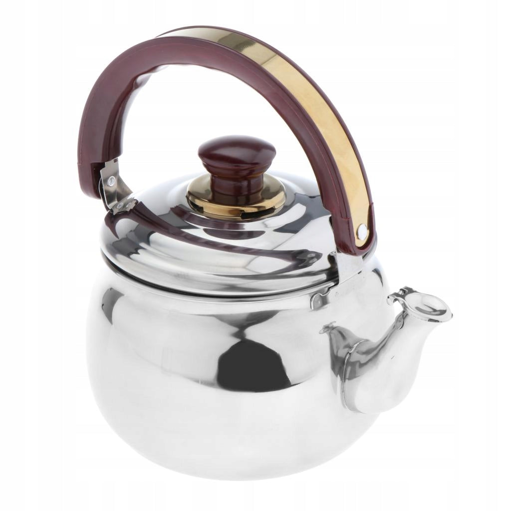 0.6~4.7L Stainless Steel Whistling Kettle Electric Stove Gas 2.7L