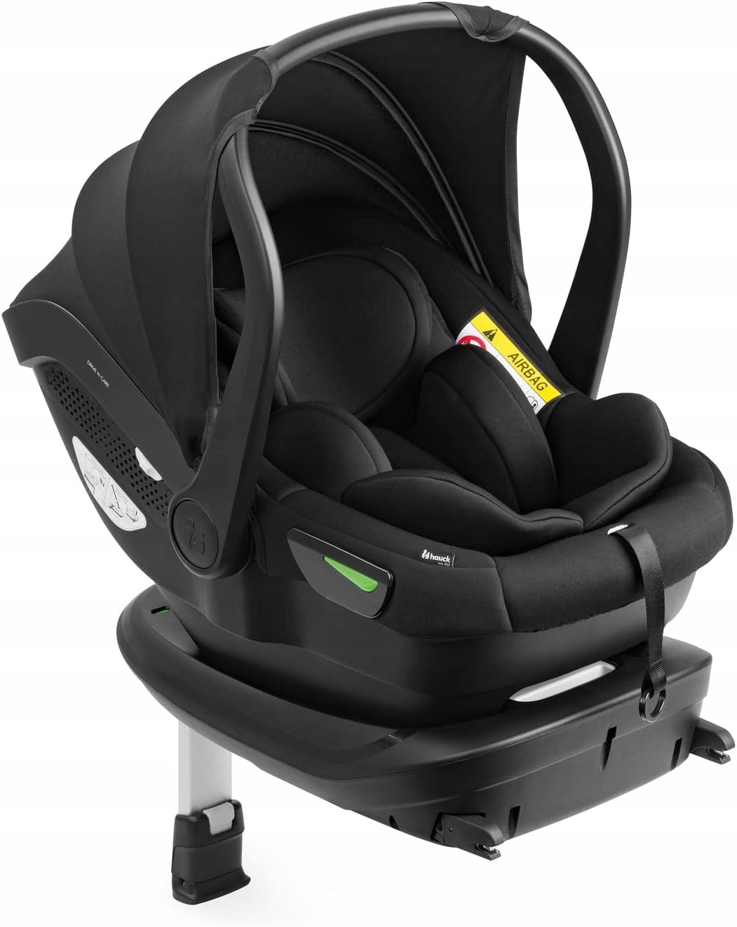 0+ CAR SEAT WITH BASE ISOFIX HAUCK DRIVE N CARE SET I-SIZE