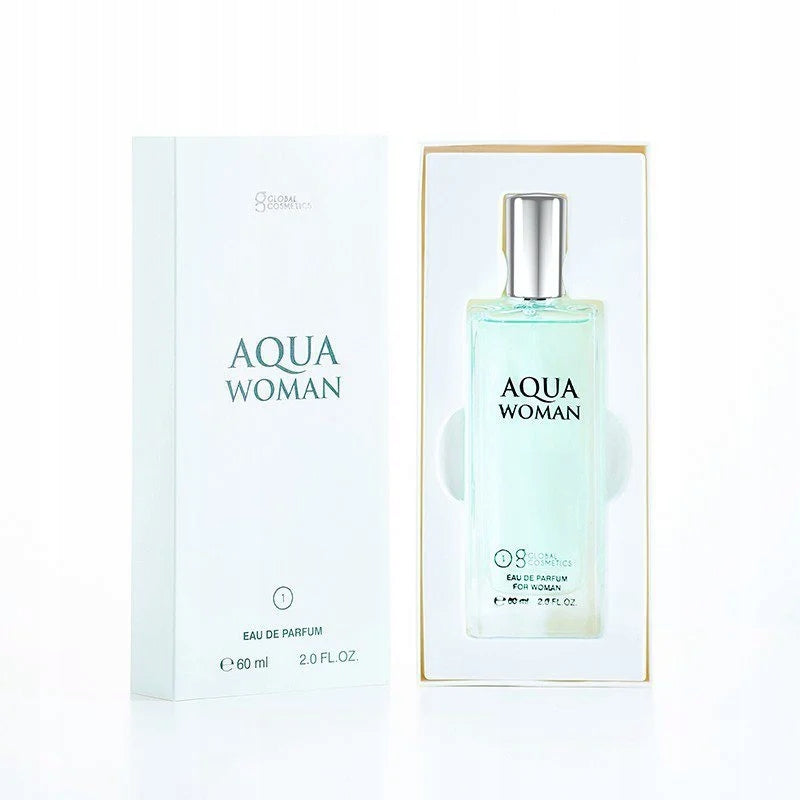 001 AQUA WOMAN 60ml WOMEN'S PERFUME FRESH LASTING POPULAR FRAGRANCE Packaging status original